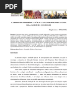 Abordagem Das Politicas Publicas Educacionais
