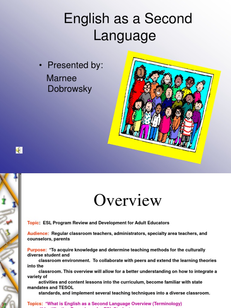 English As A Second Language2 PDF English As A Second Or Foreign Language Quality Of Life