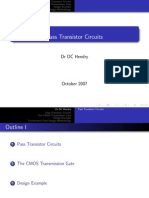 Transmission Gate and Pass Transistor Logic