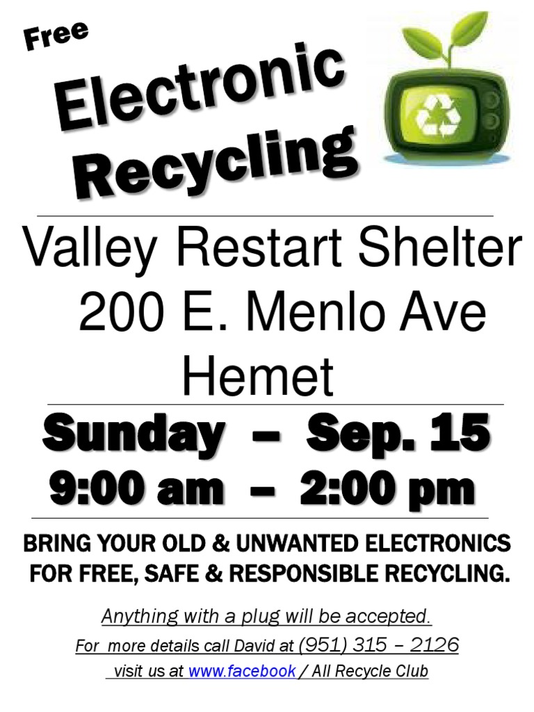 Valley Restart Hemet Flyer PDF