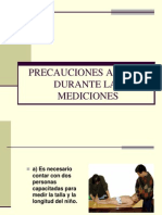 Precauciones Antes y Durante Las Mediciones