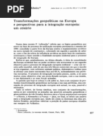 Transformações geopoliticas na europa
