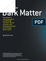 The Search For Dark Matter, Cline Scientific American