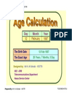 Calculate Your Age