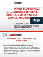 concurso excepcional de acceso a las escalas de la cpm y contratación docente