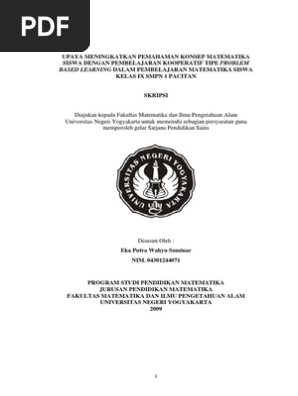 Skripsi Uny 2019 Ide Judul Skripsi Universitas