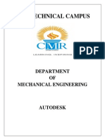 CMR Technical Campus: Department OF Mechanical Engineering