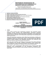 Surat Edaran Calon Peserta Tubel Dalam Negeri SDM Kesehatan 2013