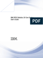 IBM SPSS Statistics Core System Users Guide