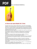 As 5 Chaves Para a Autoridade Espiritual