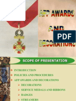 Afp Awards and Decorations