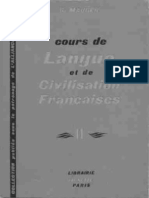 Gaston Mauger Cours de Langue et de Civilisation Françaises II  1967