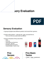 Basic Sensory Evaluation