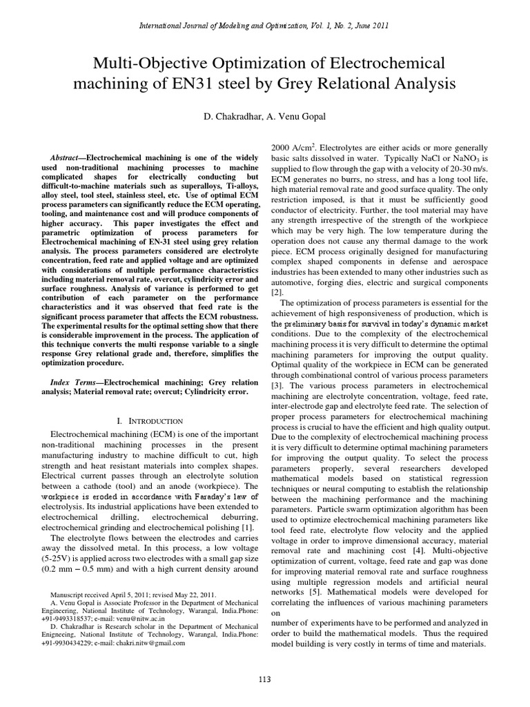 Multi Objective Optimisation | PDF | Analysis Of Variance ...