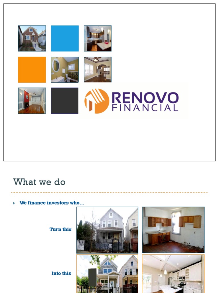 Renovo Financial PDF Loans Refinancing