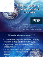 Measurement of Dimension