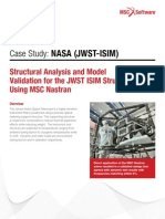 NASA's James Webb Space Telescope Support Structure Analysis Using MSC Nastran