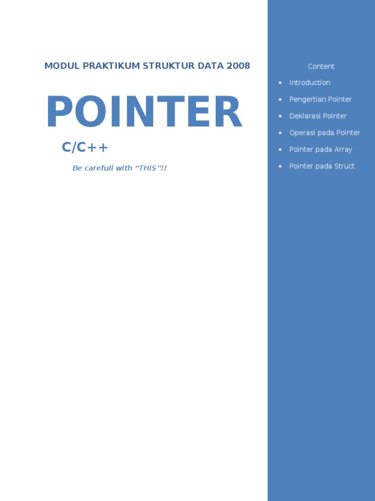 Modul 5 - Pointer Dan Fungsi | PDF
