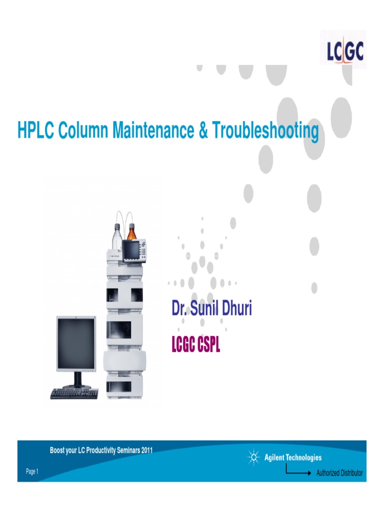 HPLC Troubleshooting High Performance Liquid Chromatography