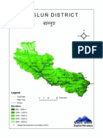 District Baglung Map