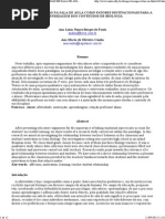 As Relações Afetivas Desencadeadas em Sala de Aula Como Fatores Motivantes para A Aprendizagem de Conteúdos de Biologia