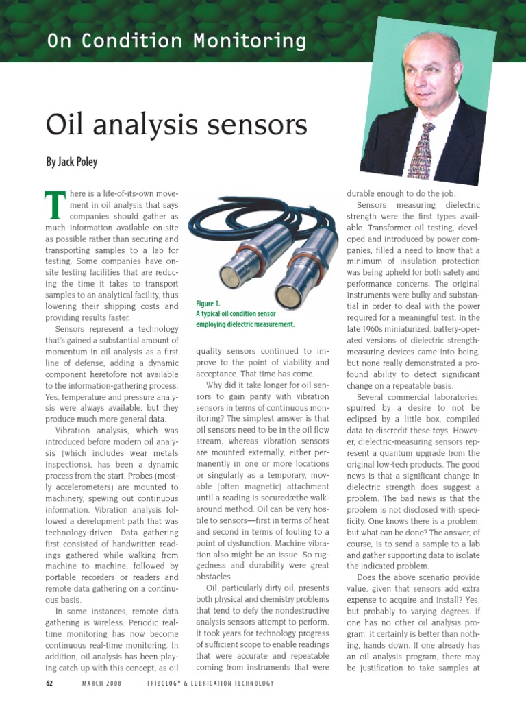 Engine Oil Testing PDF Sensor Applied And Interdisciplinary Physics