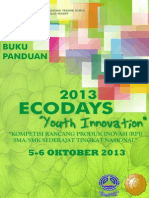 Buku Regulasi Lomba Ecodays 2013-Cantiknya