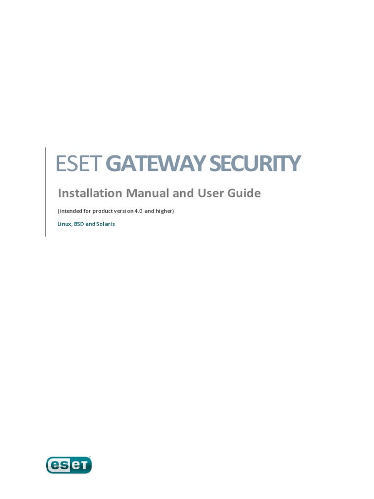 ESET Install Userguide | Download Free PDF | Proxy Server | Hypertext ...