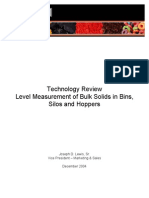 Technology Review Level Measurement of Bulk Solids in Bins, Silos and Hoppers