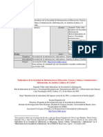 Indicadores de la Sociedad de Información en Educación, Ciencia, Cultura, Comunicación e Información, en América Latina y el Caribe 2003