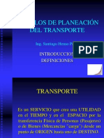 Modelos de Planeacion Del Transporte