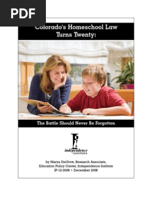 Colorado's Homeschool Law Turns Twenty