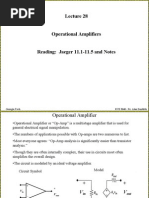 Download Lecture28 Operational Amplifier by wwengfeiyahoocom SN16795283 doc pdf