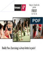Free!: Buddy Pass. Exercising Is Always Better in Pairs!