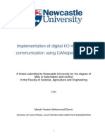 MSC Disertation CANopen IO Card Implementation