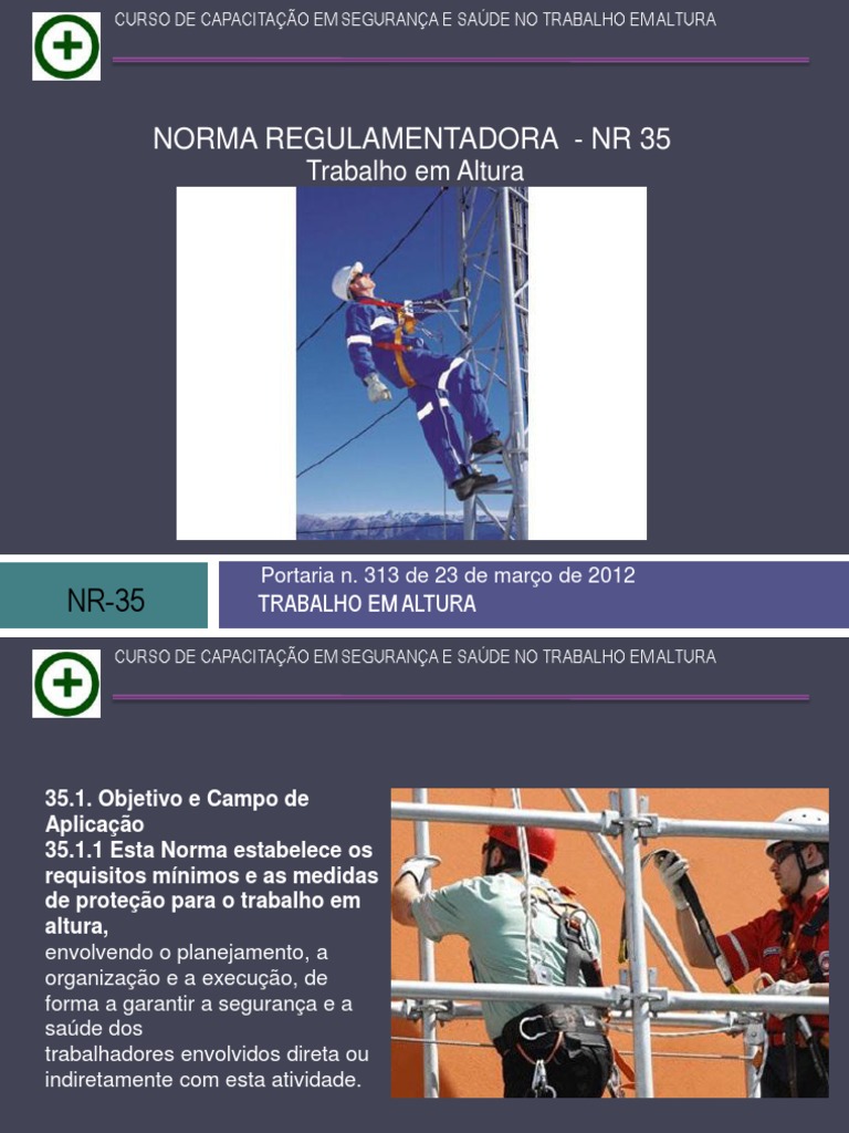 NR 35 Com Imagens | PDF