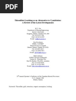 Download Thiosulfate Leaching as an Alternative to Cyanidation by AFLAC  SN16798725 doc pdf