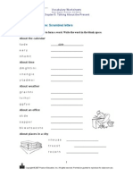 Worksheet 11.: Game: Scrambled Letters