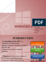 Windows 8: by Krishna Kusuma Lalith Prasad Lokesh Livin