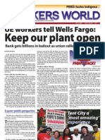UE Workers Tell Wells Fargo:: Keep Our Plant Open
