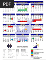 2013-14 Calendar With Blue Eagle Watermark2