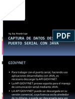 Captura de datos serial con Java y GIOVYNET