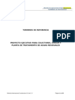 Ingenieria. Terminos de Referencia. Proyecto Ejecutivo PTAR CEA