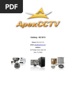 Apex CCTV - Catalog Q2-2013