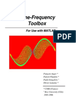 Time-Frecuency Toolbox MATLAB