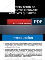 Preservación de Alimentos Mediante Aditivos Químico