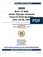 Aau Area 12 2009 Event Details Schedules