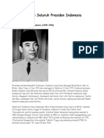 Biografi Seluruh Presiden Indonesia