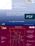 La Innovacion Tecnologica en El Sistema de Transporte Colectivo