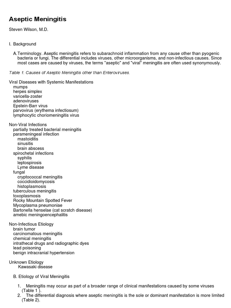 Viral Meningitis | Meningitis | Virus